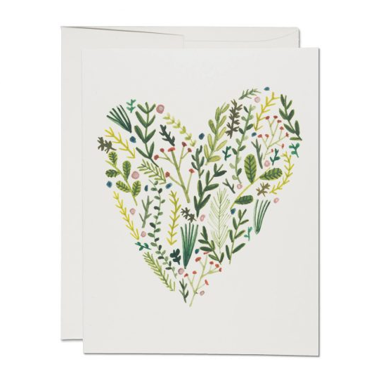 Floral Heart Card - RC1