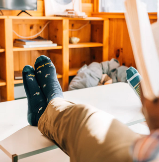 Darn Tough Men's Duck Duck Moose Sock - Eclipse 6094