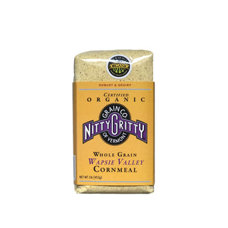 Nitty Gritty Organic Wapsie Cornmeal 16 oz Brick