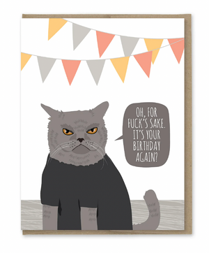 Birthday Again Cat Card - MP5