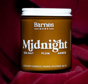 Barnes Made Candle - Midnight