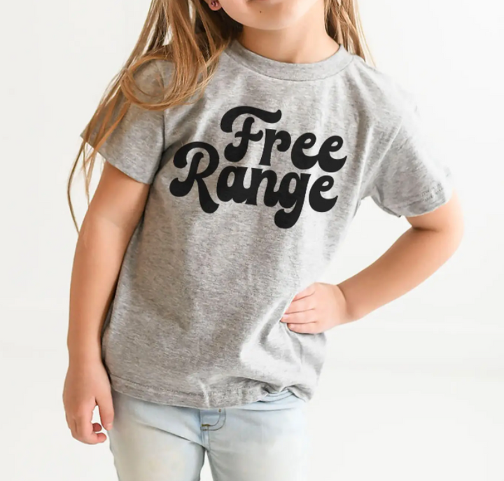 Kid's Free Range Tee - Grey