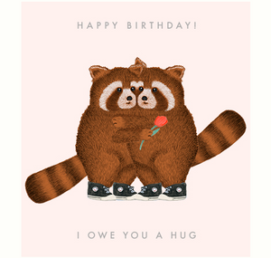 I Owe You A Hug Birthday Card - DH5