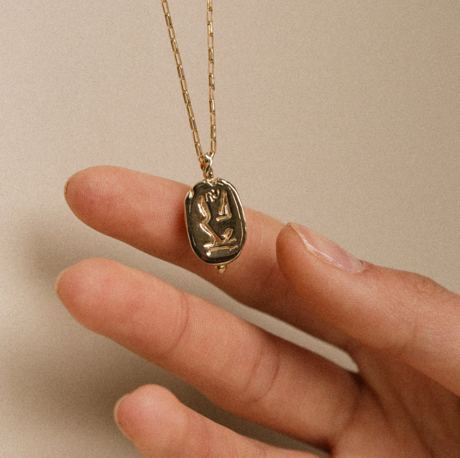 Scarab Pendant Necklace