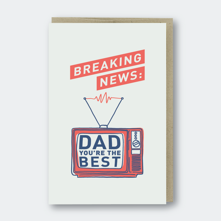 Breaking News Dad Card - PS7