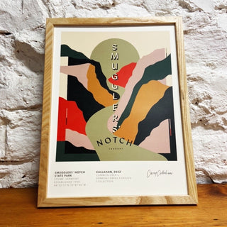 Vermont Parks Collection Print: Smugglers' Notch State Park, Casey Callahan 12x16