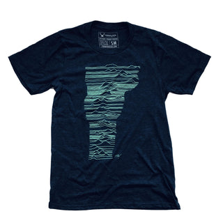 Mountains of Vermont Shirt in Indigo