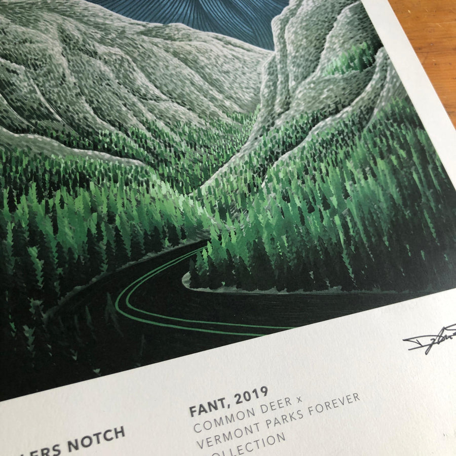 Vermont Parks Collection Print: Smugglers Notch State Park 12x16