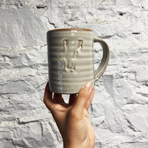 Laura White Pottery Custom Bare Rim Big Mug - Vermont