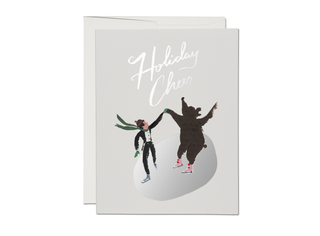 Skating Bear Holiday Card - RC7