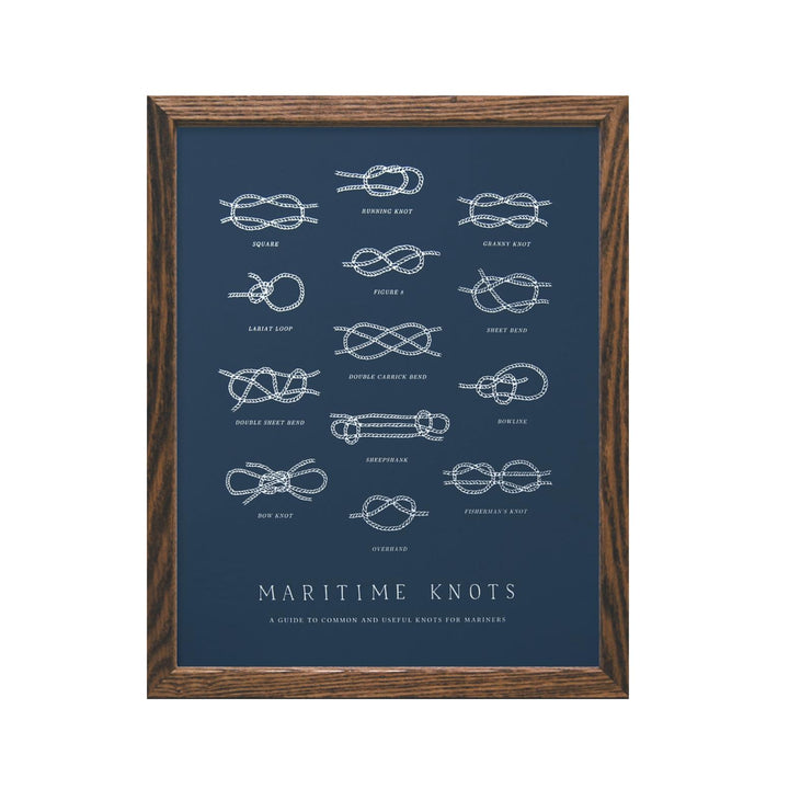 Nautical Knots Print - 11x14 UNFRAMED