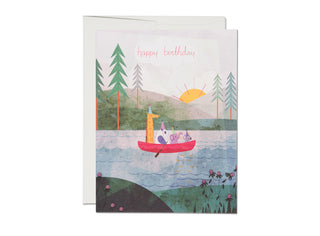 Four In A Canoe Birthday Card - RC5