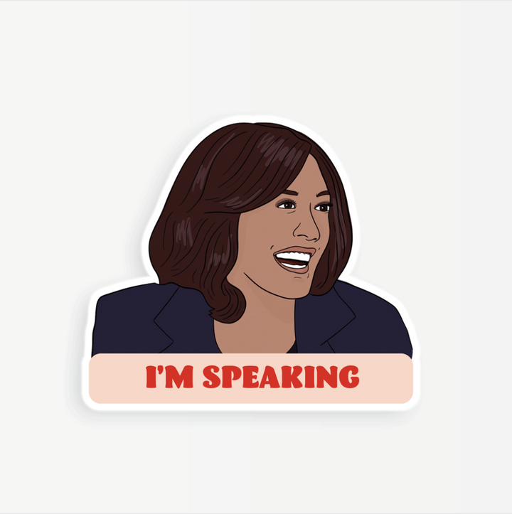 Kamala I'm Speaking Sticker