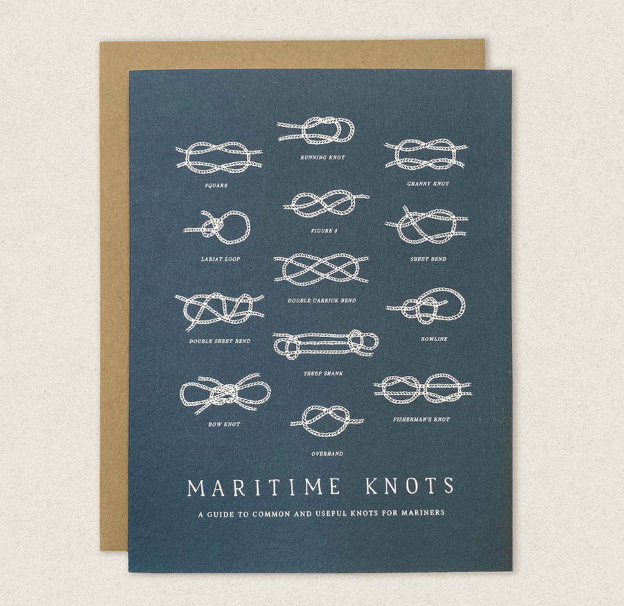 Maritime Knots Card - WW8