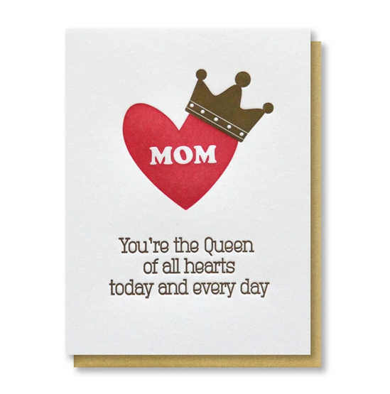 Mom Queen Of Hearts Card - KP7