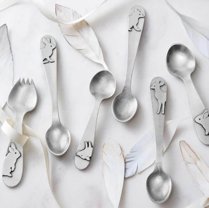 Pewter best sale baby spoon