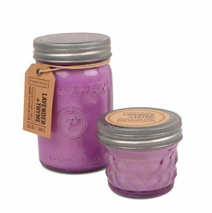 Lavender Thyme Relish Jar Candles