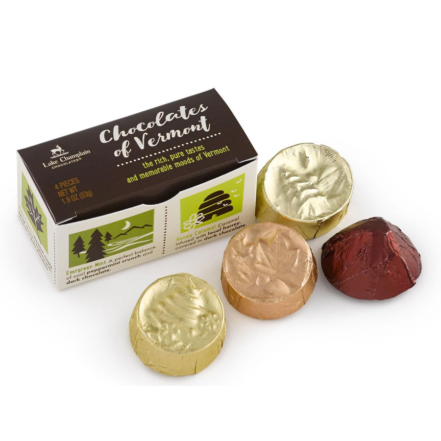 Chocolates of Vermont 4 Piece Box