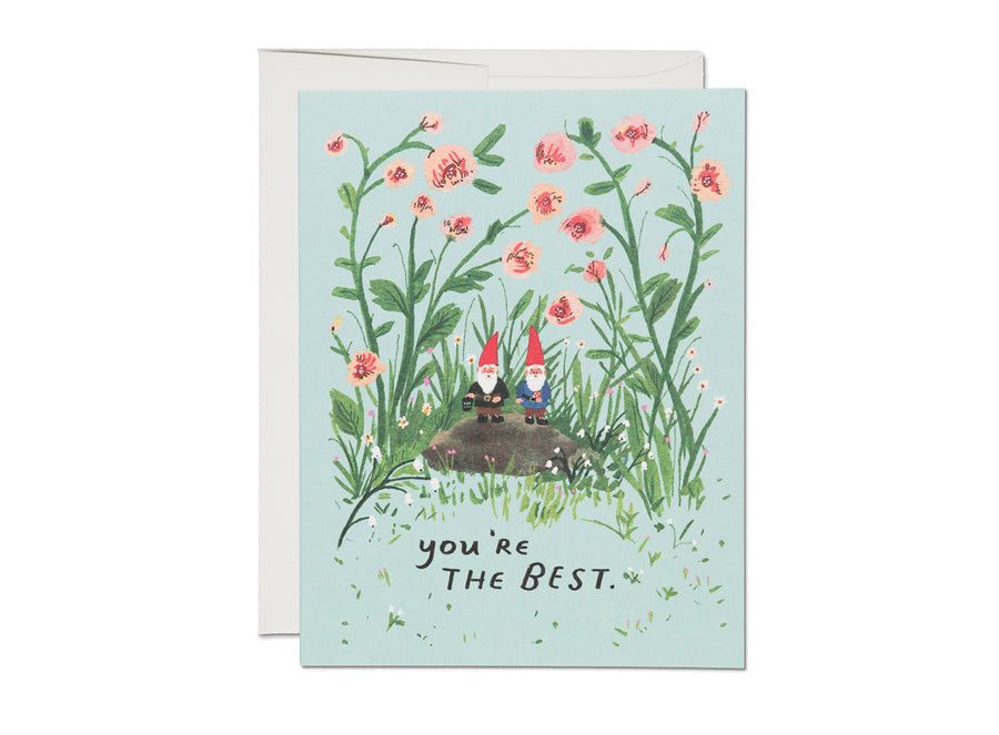 Garden Knomes You&#x27;re the Best Card - RC1