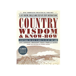 Country Wisdom &amp; Know-How Paperback Book