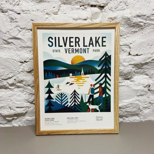 Vermont Parks Collection Print: Silver Lake State Park 12x16