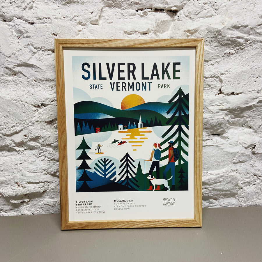 Vermont Parks Collection Print: Silver Lake State Park 12x16