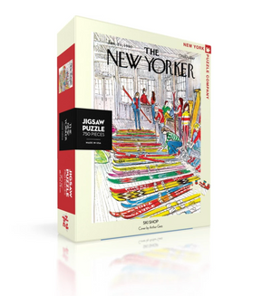 New Yorker Cover Ski Shop 750 Piece Puzzle