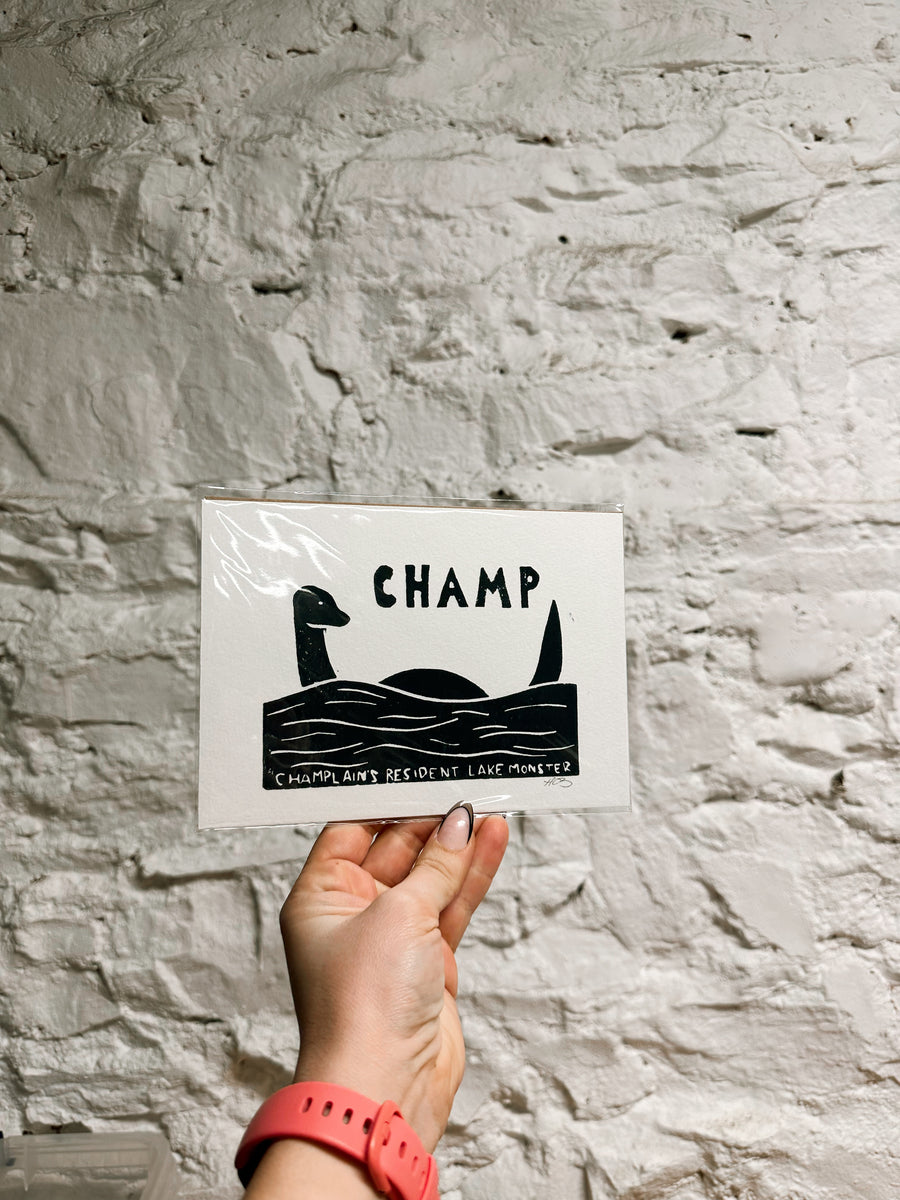 Champ Blockprint - 5x7