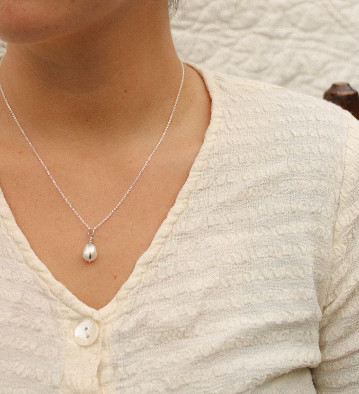 Margaux Necklace - Pearl &amp; 14k Gold Fill