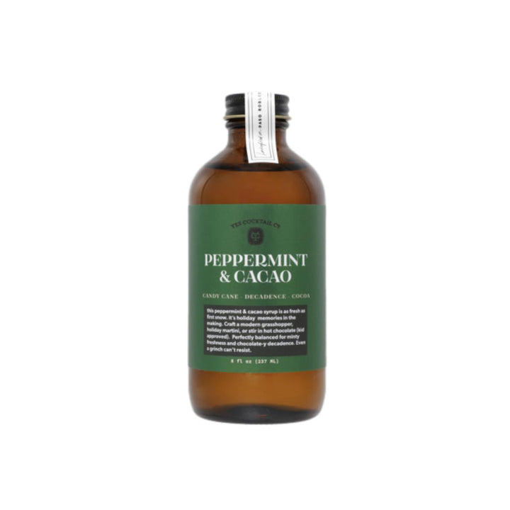 Peppermint &amp; Cacao Cocktail Syrup - 8oz