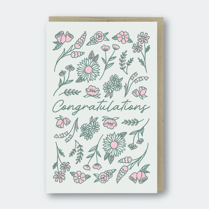 Congratulations Flowers Card - PS4