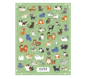Illustrated Cats Puzzle - 500 Pieces