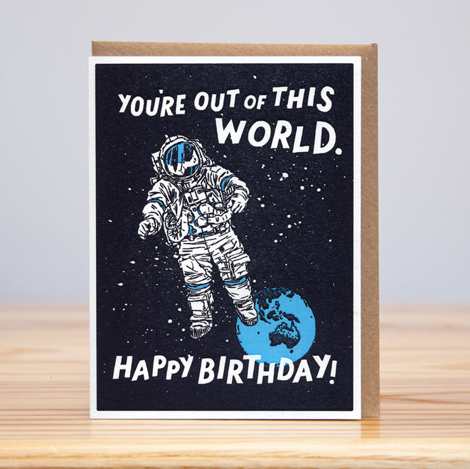 Out Of This World Card - HB5