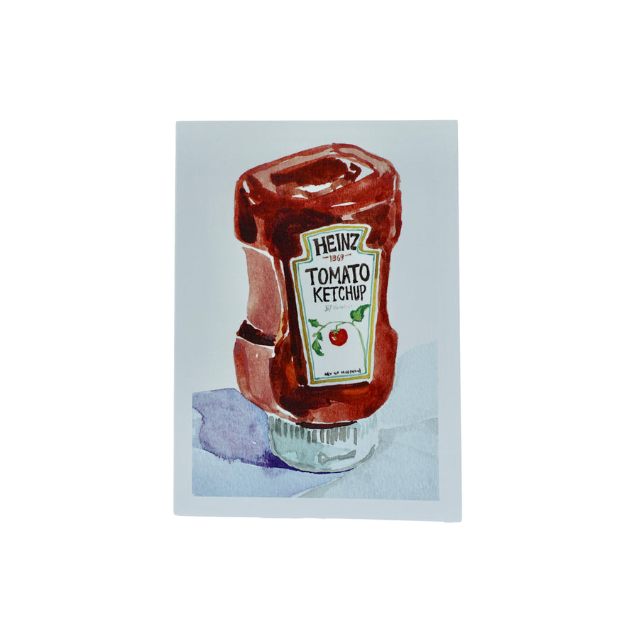 Lydia Ode Ketchup Greeting Card