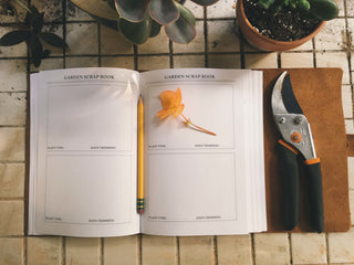 Leather Handmade Garden Journal