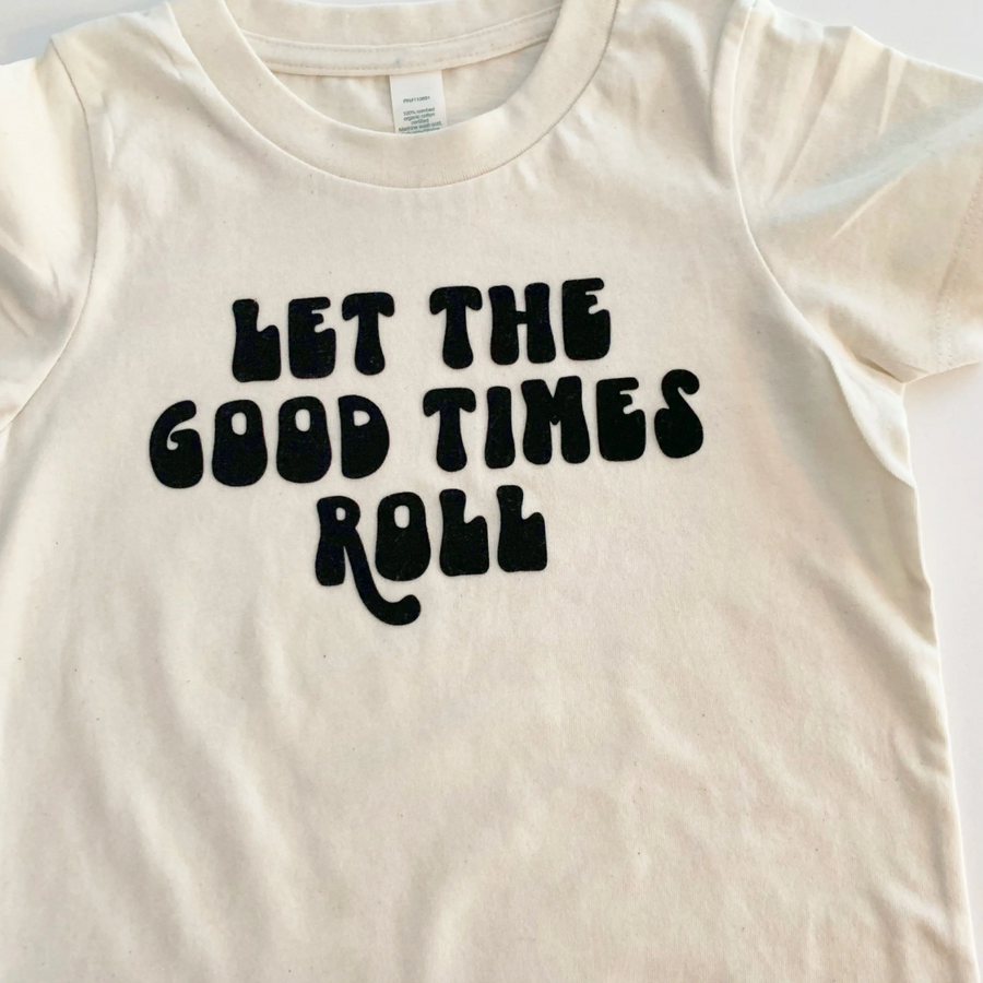 Let the Good Times Roll Organic Kid's Tee
