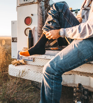 Darn Tough Men's Steely Micro Crew Midweight Work Sock