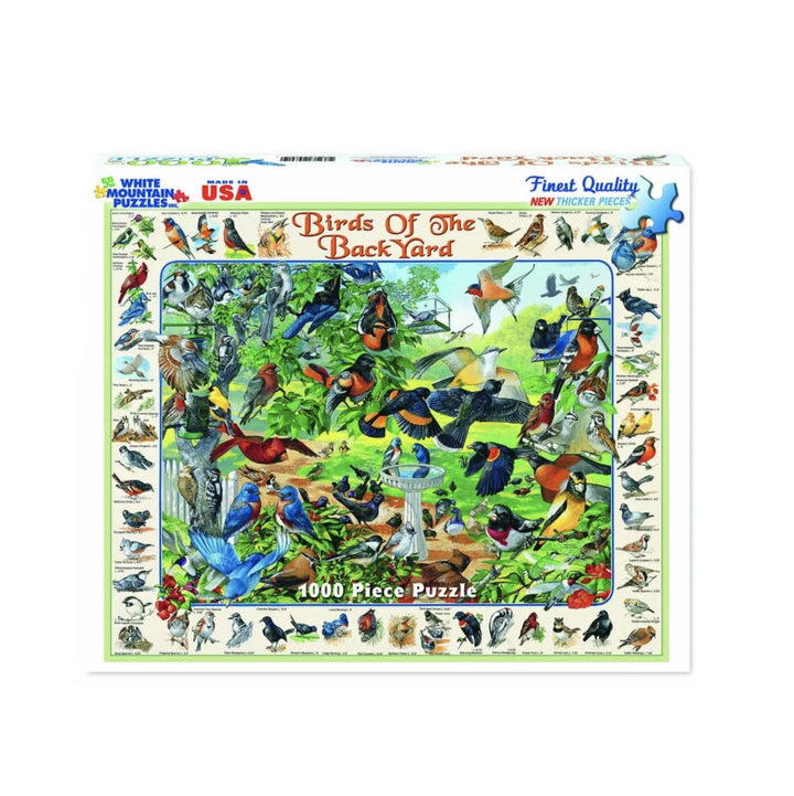 Birds of the Backyard 1000 Piece Puzzle