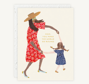 Mom And Daughter Dance Mother's Day Card - SP7