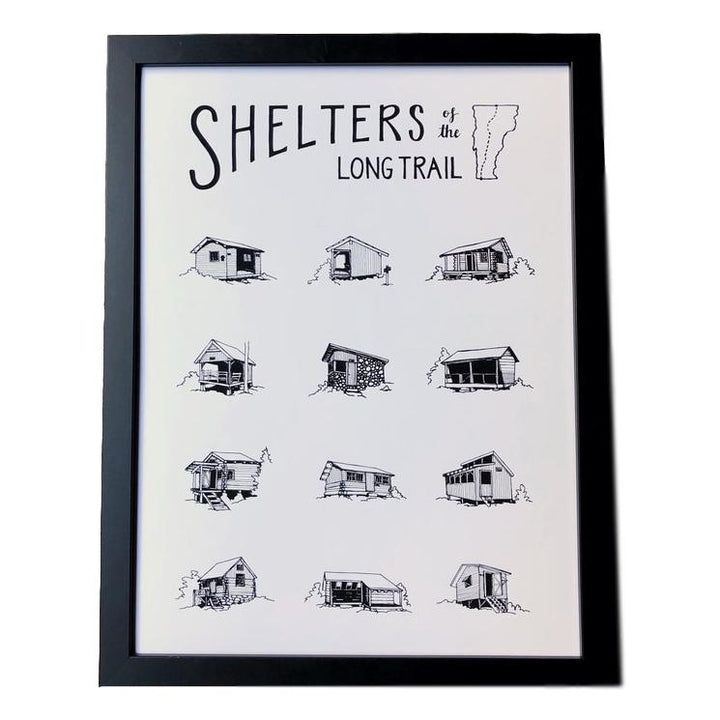 Shelters of The Long Trail Print