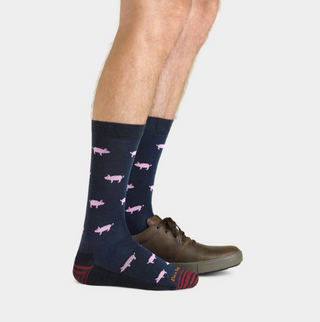 Darn Tough Men's Truffle Hog Socks - Navy 6092