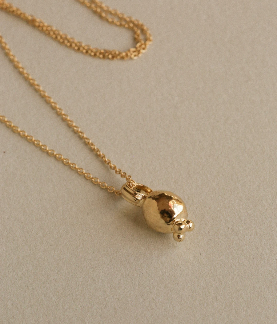Anthos Charm Necklace Gold Vermeil