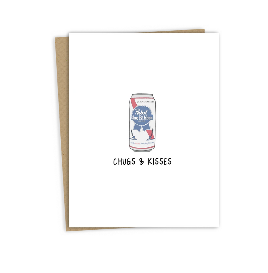 Chugs &amp; Kisses Card - RD1
