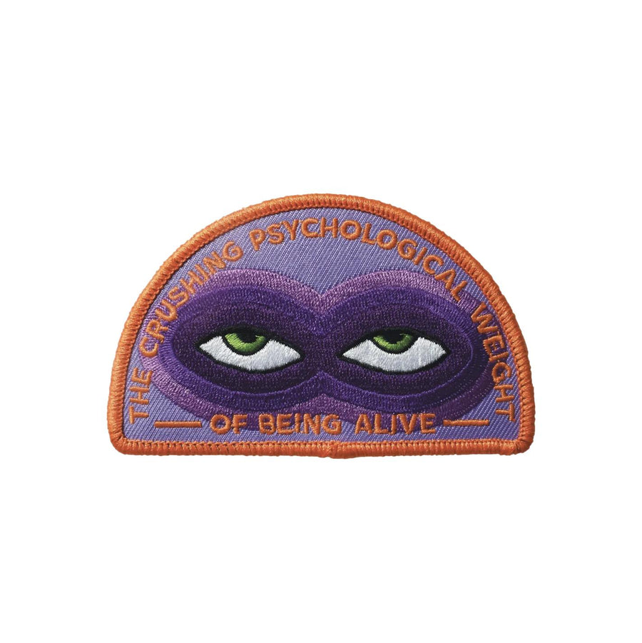 Crushing Psychological Weight Embroidered Patch
