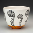 Load image into Gallery viewer, Laura Zindel Medium Bowl - Coiled Wood Fern
