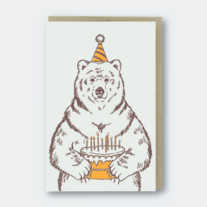 Grizzly Bear Birthday Card - PS5