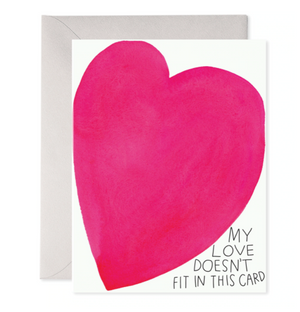 Squeezed Heart Card - EF1
