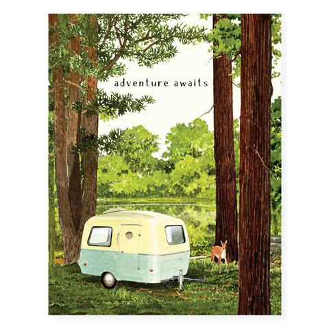 Adventure Awaits Camper Card - FD4