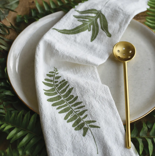 Flour Sack Napkins Set - Wild Fern