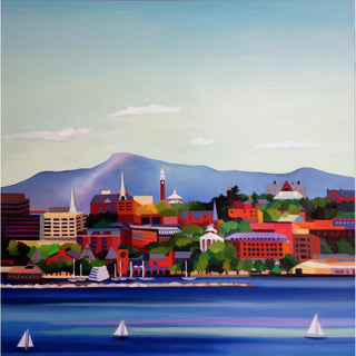 PICKUP ONLY This is Vermont Print Series 3 - "Burlington Summer" 20 x 20